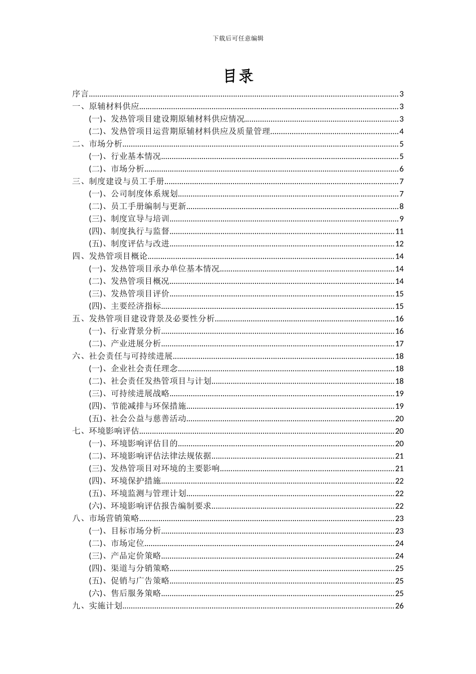 2024年发热管项目可行性分析报告_第2页