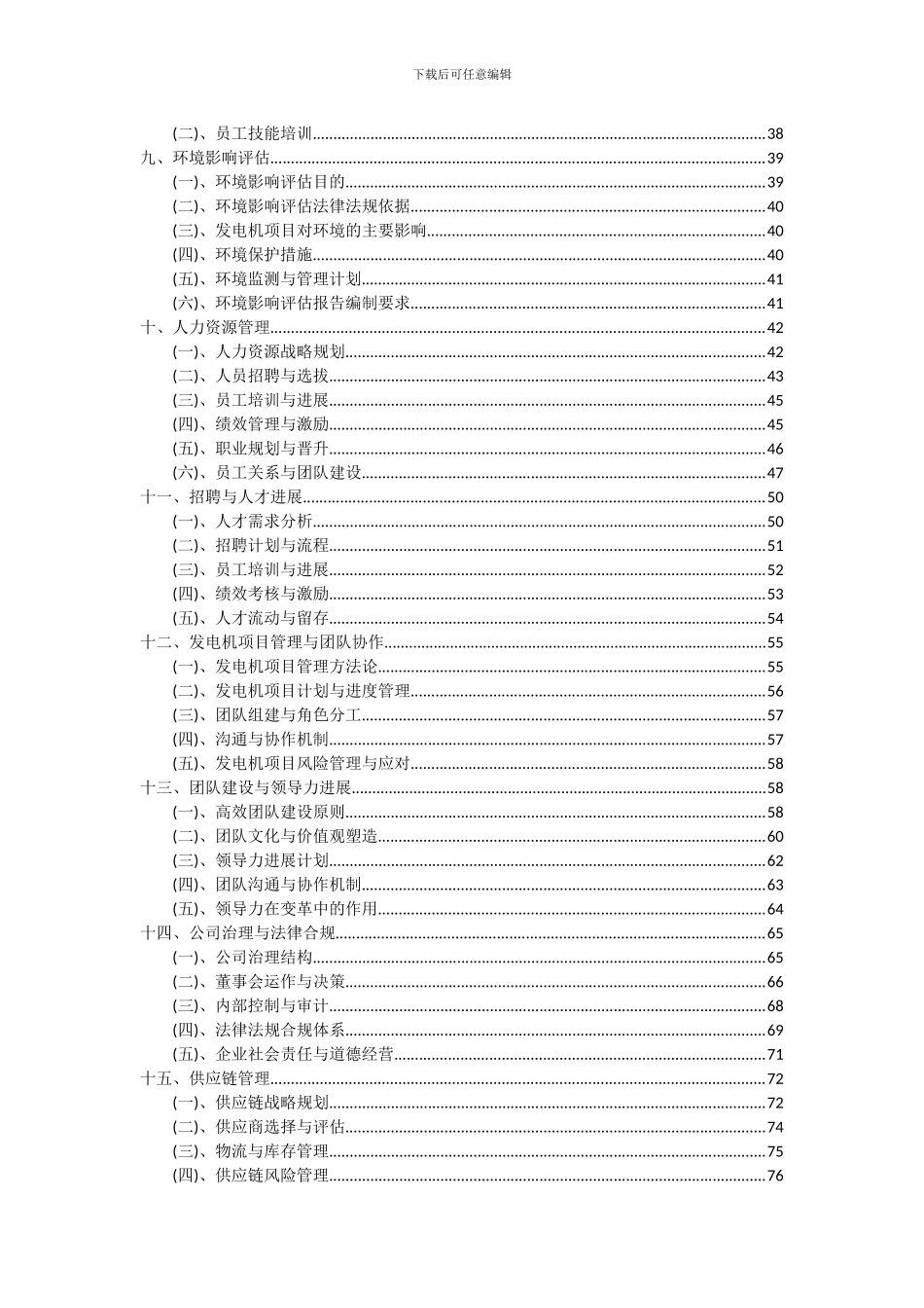 2024年发电机项目可行性研究报告_第3页