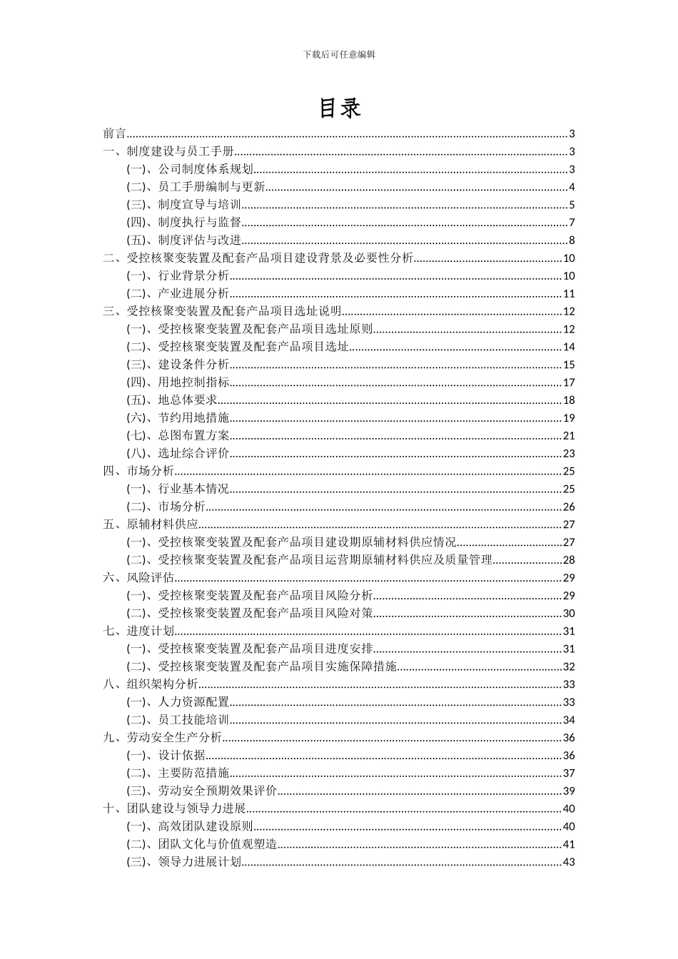 2024年受控核聚变装置及配套产品项目深度研究分析报告_第2页