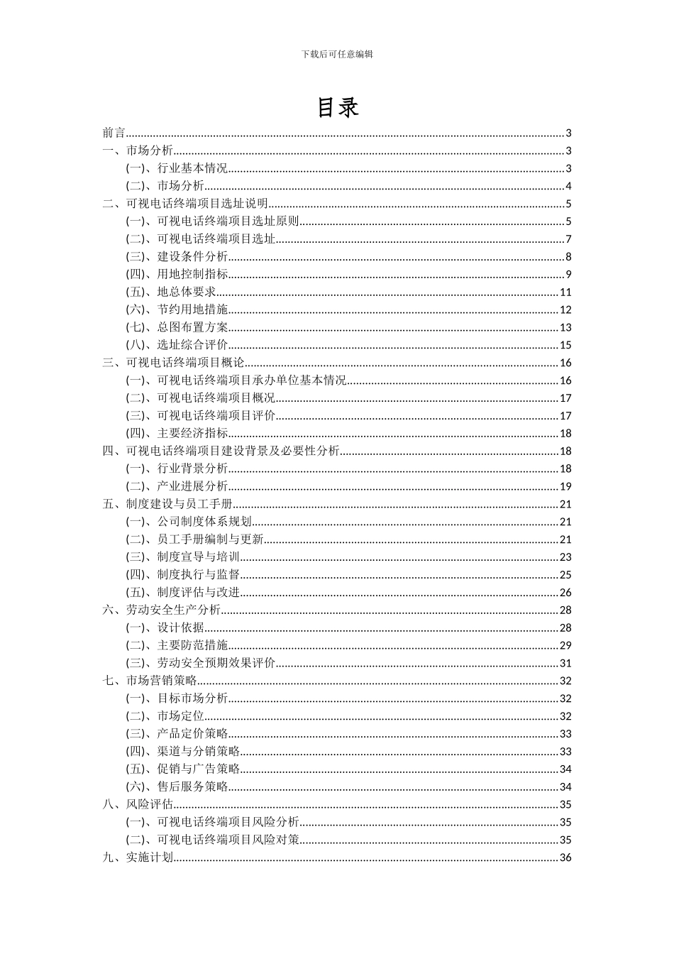 2024年可视电话终端项目可行性研究报告_第2页