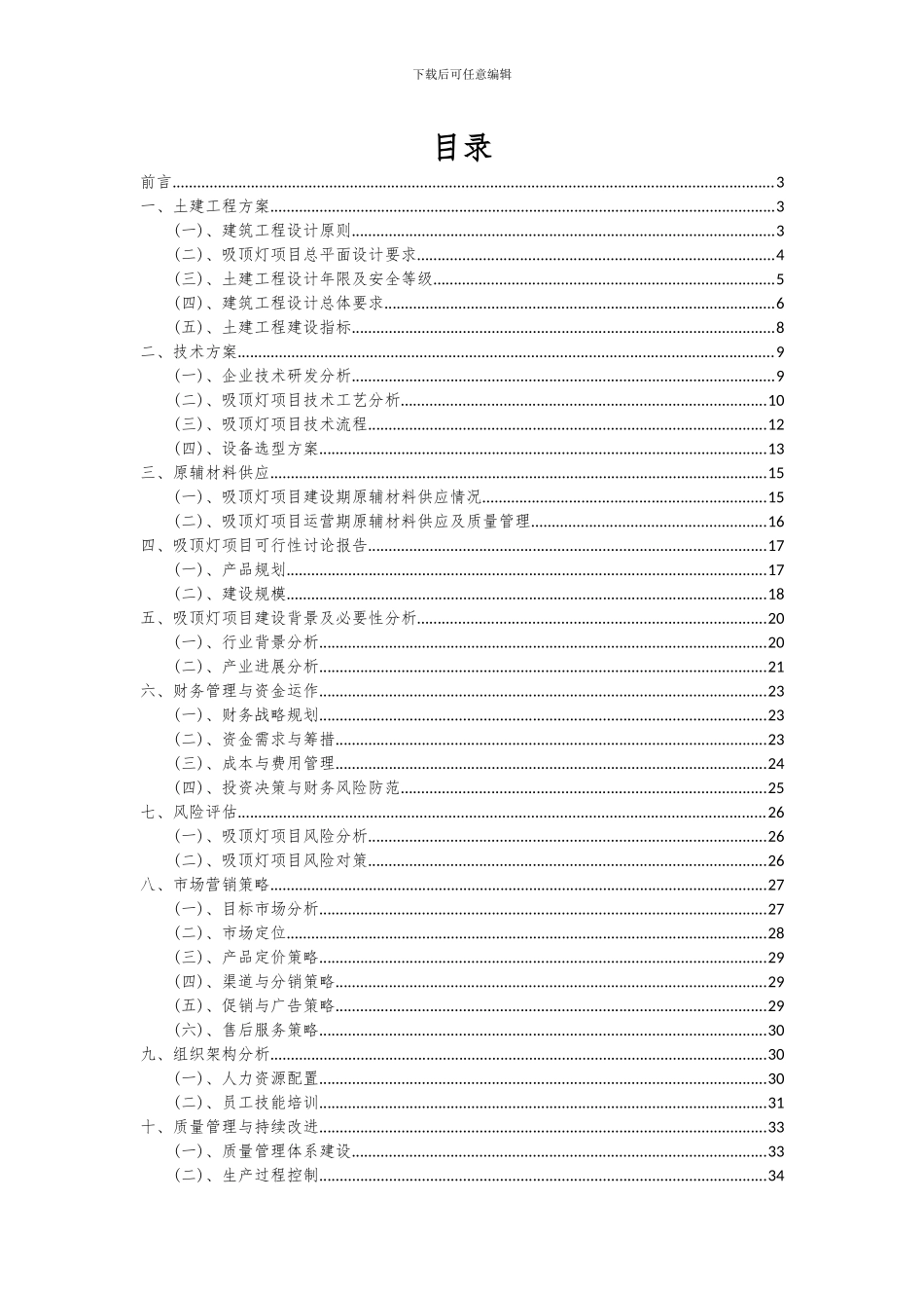 2024年吸顶灯项目深度研究分析报告_第2页