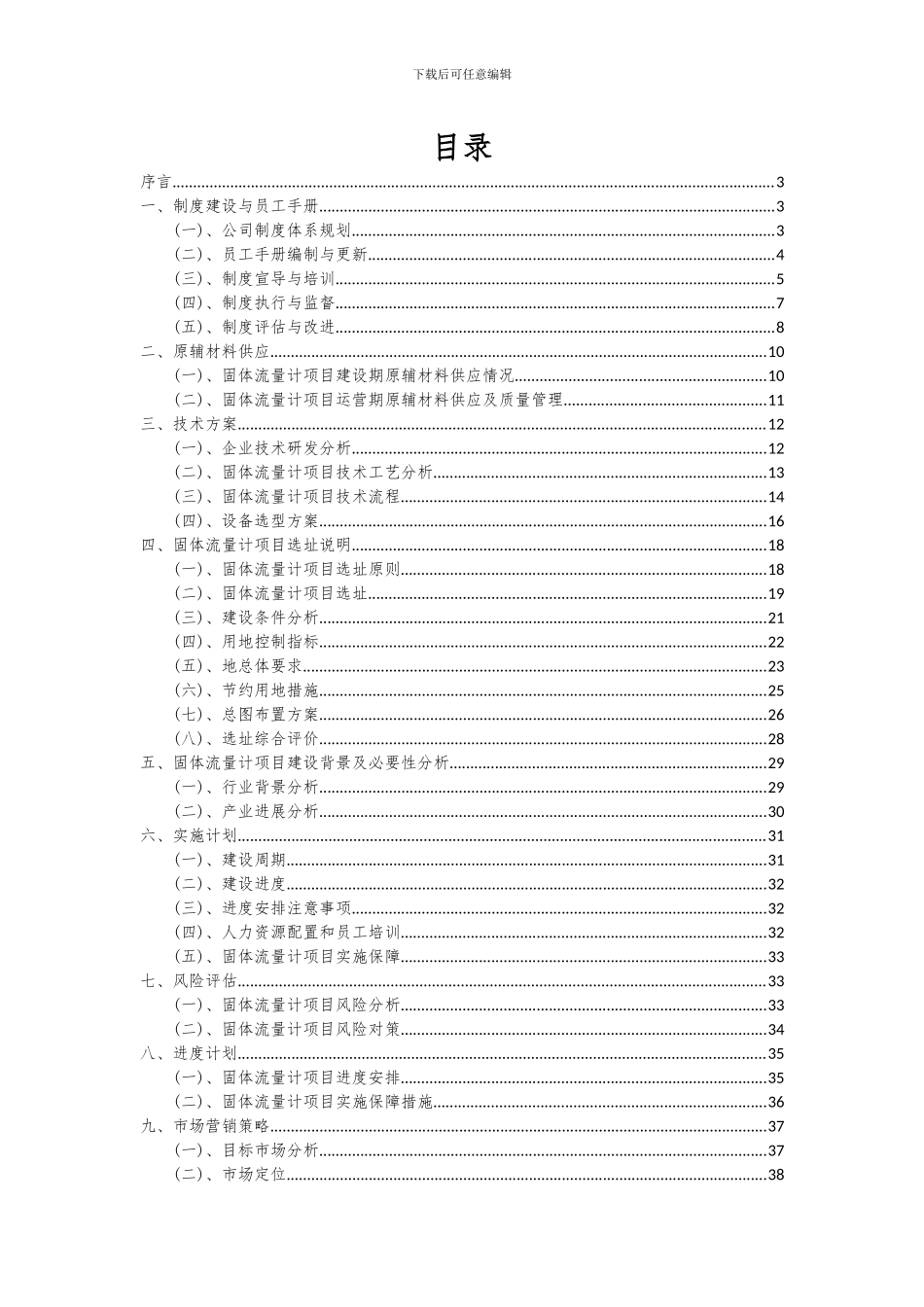 2024年固体流量计项目可行性分析报告_第2页