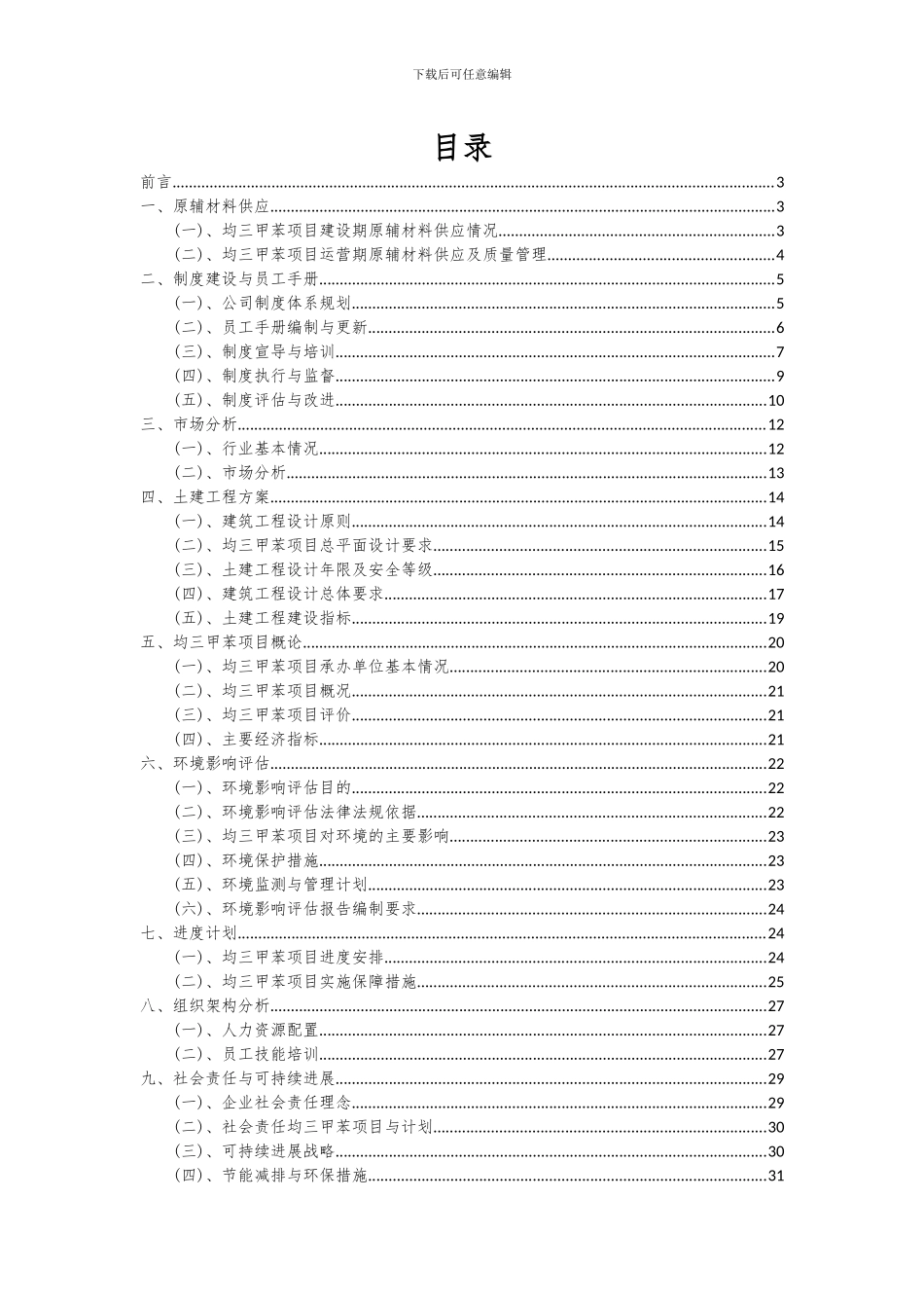 2024年均三甲苯项目深度研究分析报告_第2页