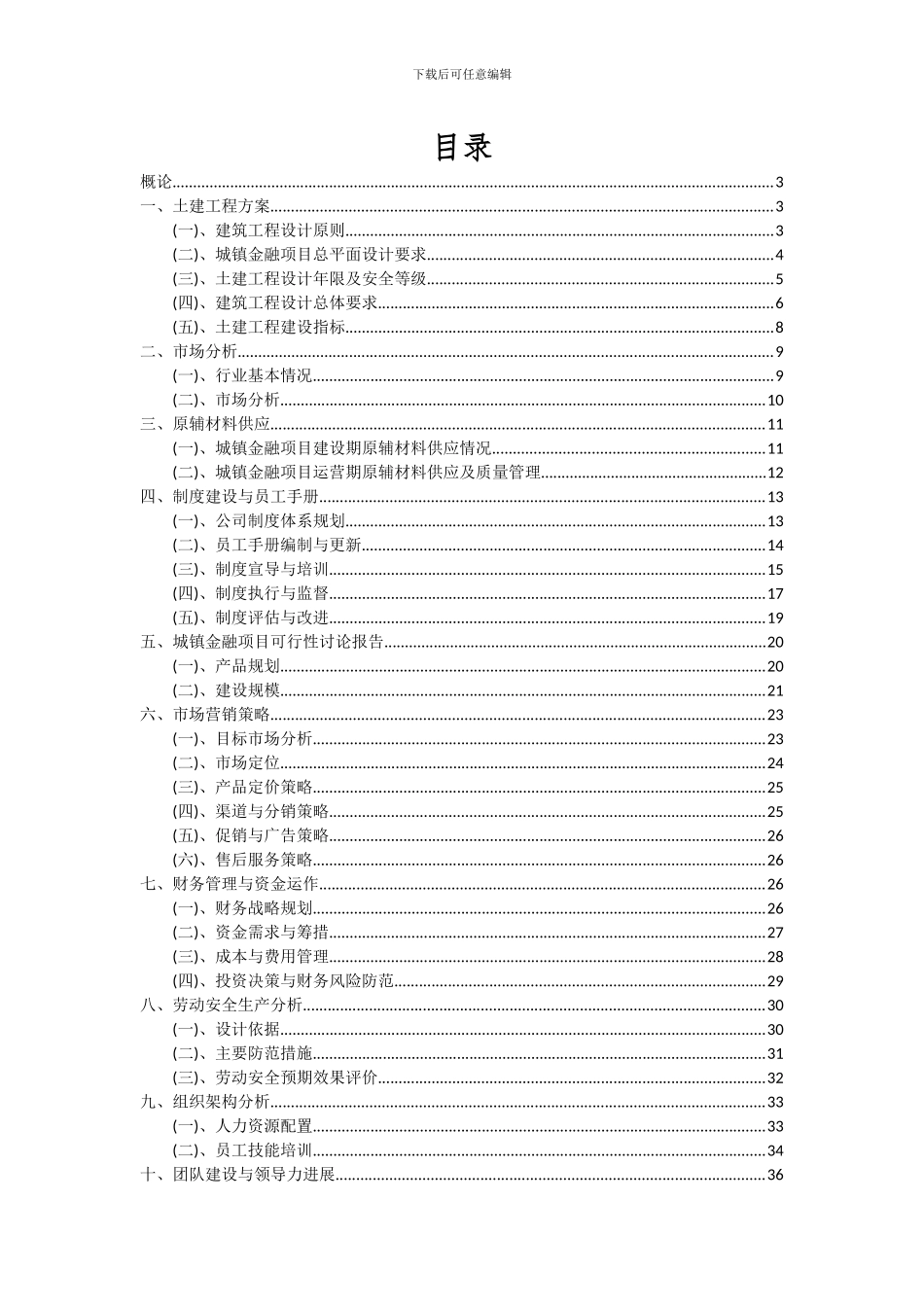2024年城镇金融项目深度研究分析报告_第2页