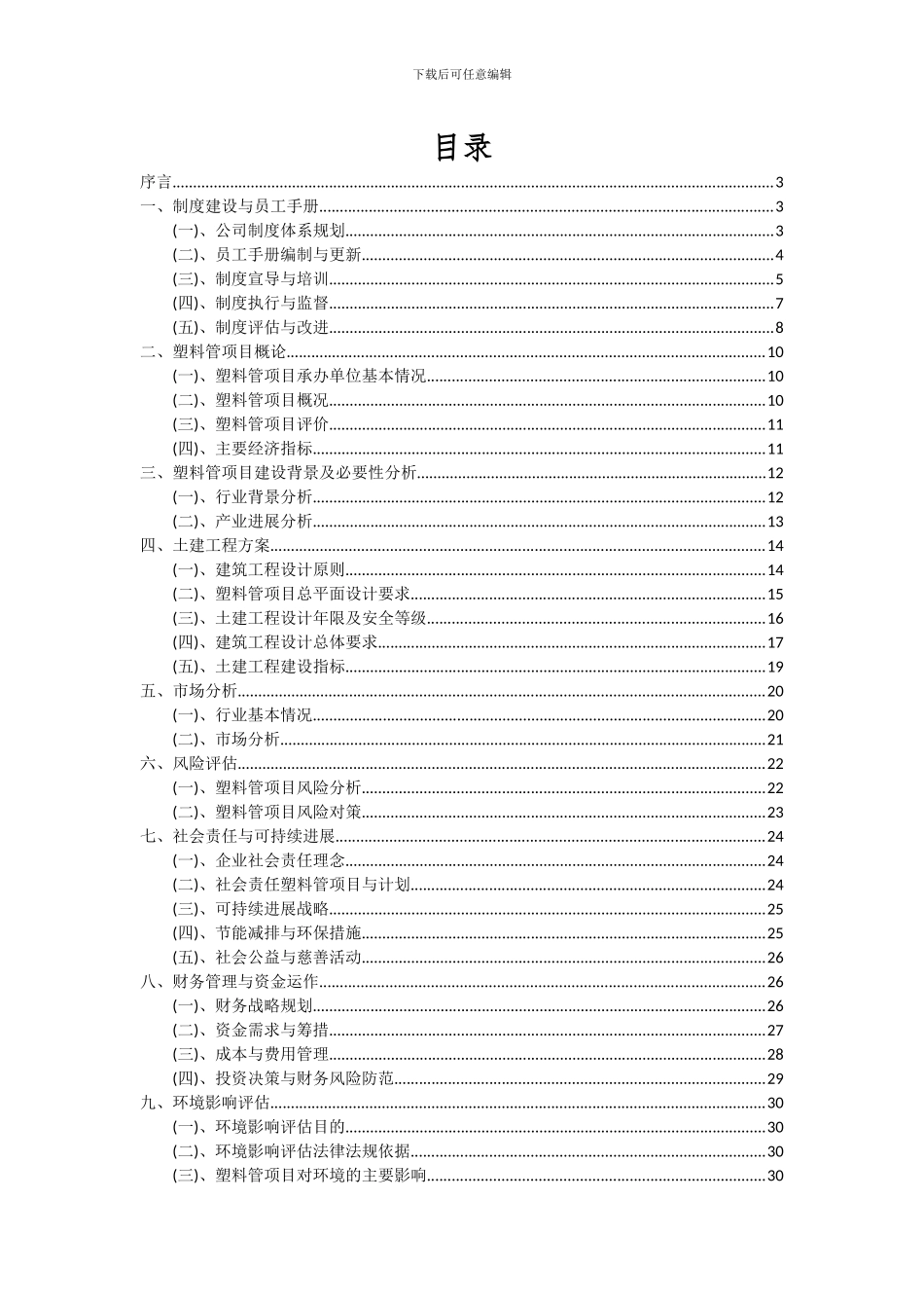 2024年塑料管项目可行性研究报告_第2页
