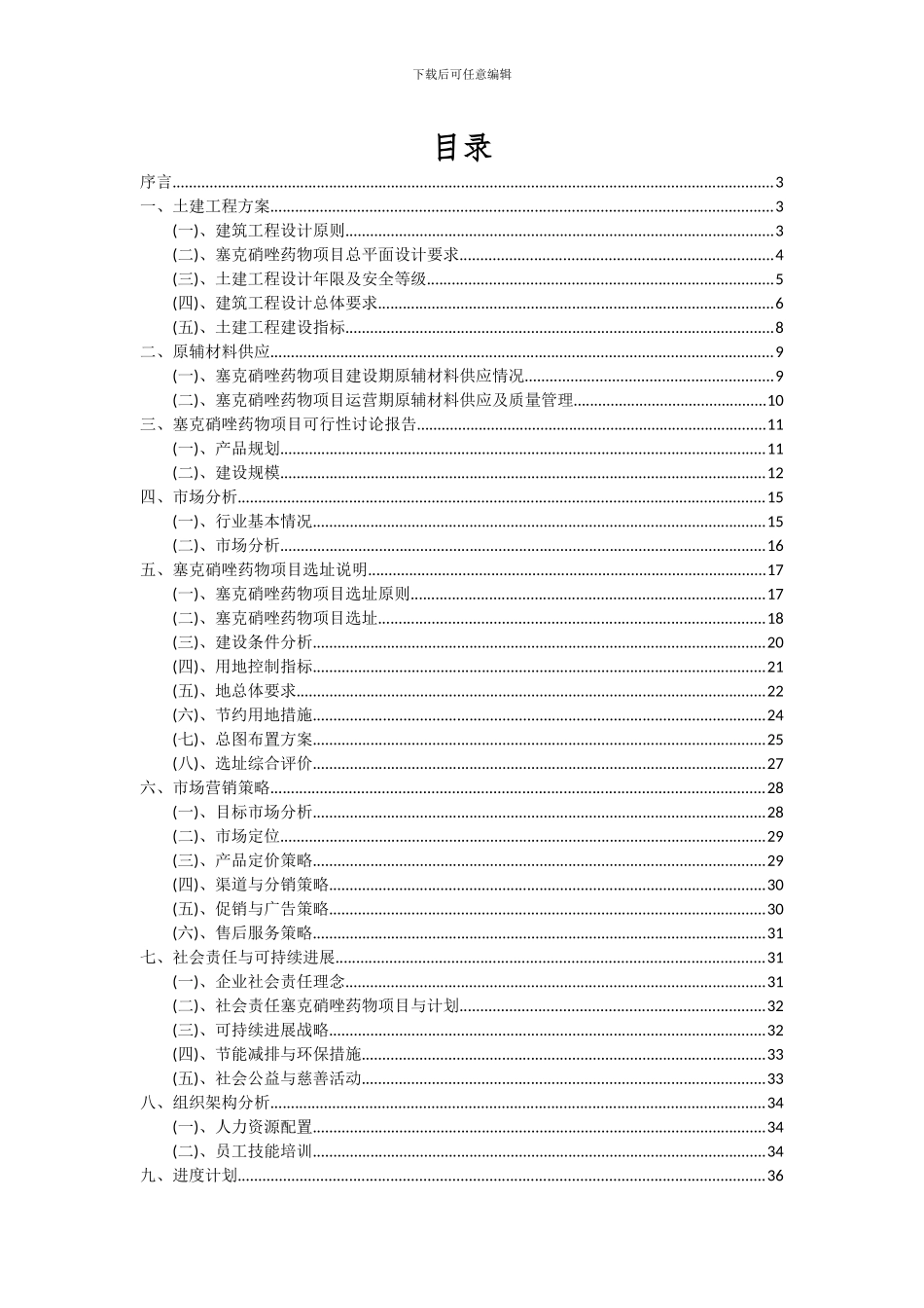 2024年塞克硝唑药物项目可行性研究报告_第2页