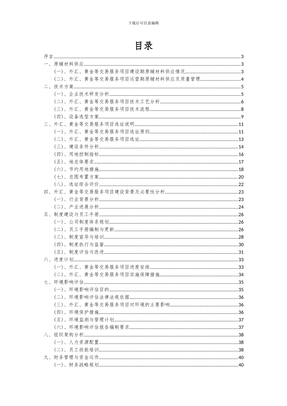 2024年外汇、黄金等交易服务项目可行性研究报告_第2页