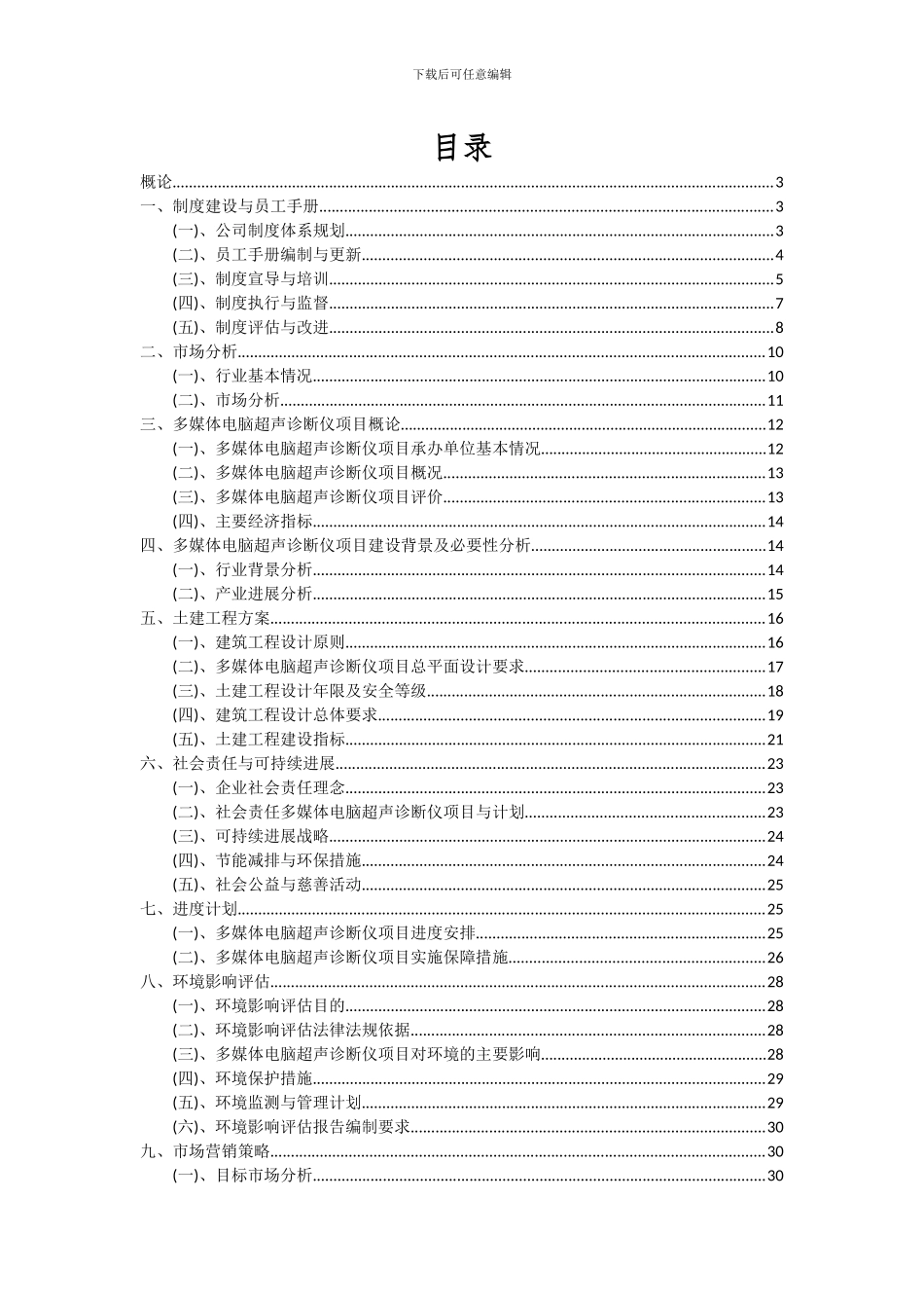 2024年多媒体电脑超声诊断仪项目可行性分析报告_第2页