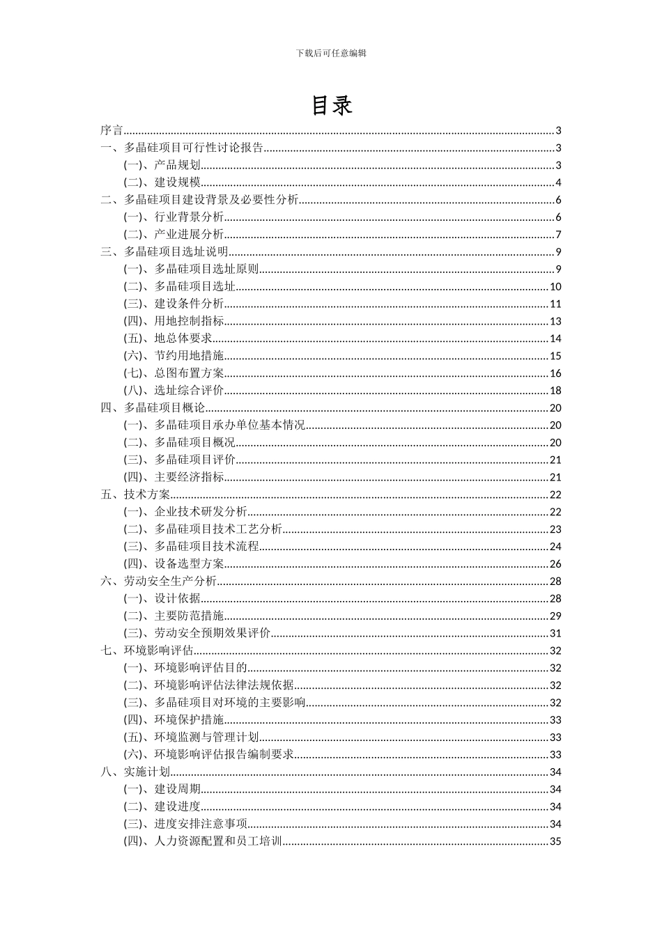 2024年多晶硅项目可行性研究报告_第2页