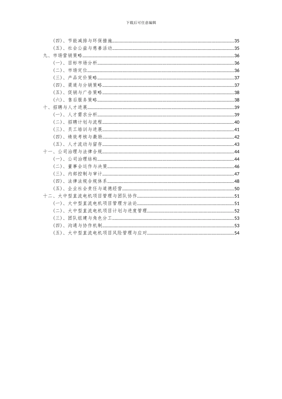 2024年大中型直流电机项目可行性分析报告_第3页