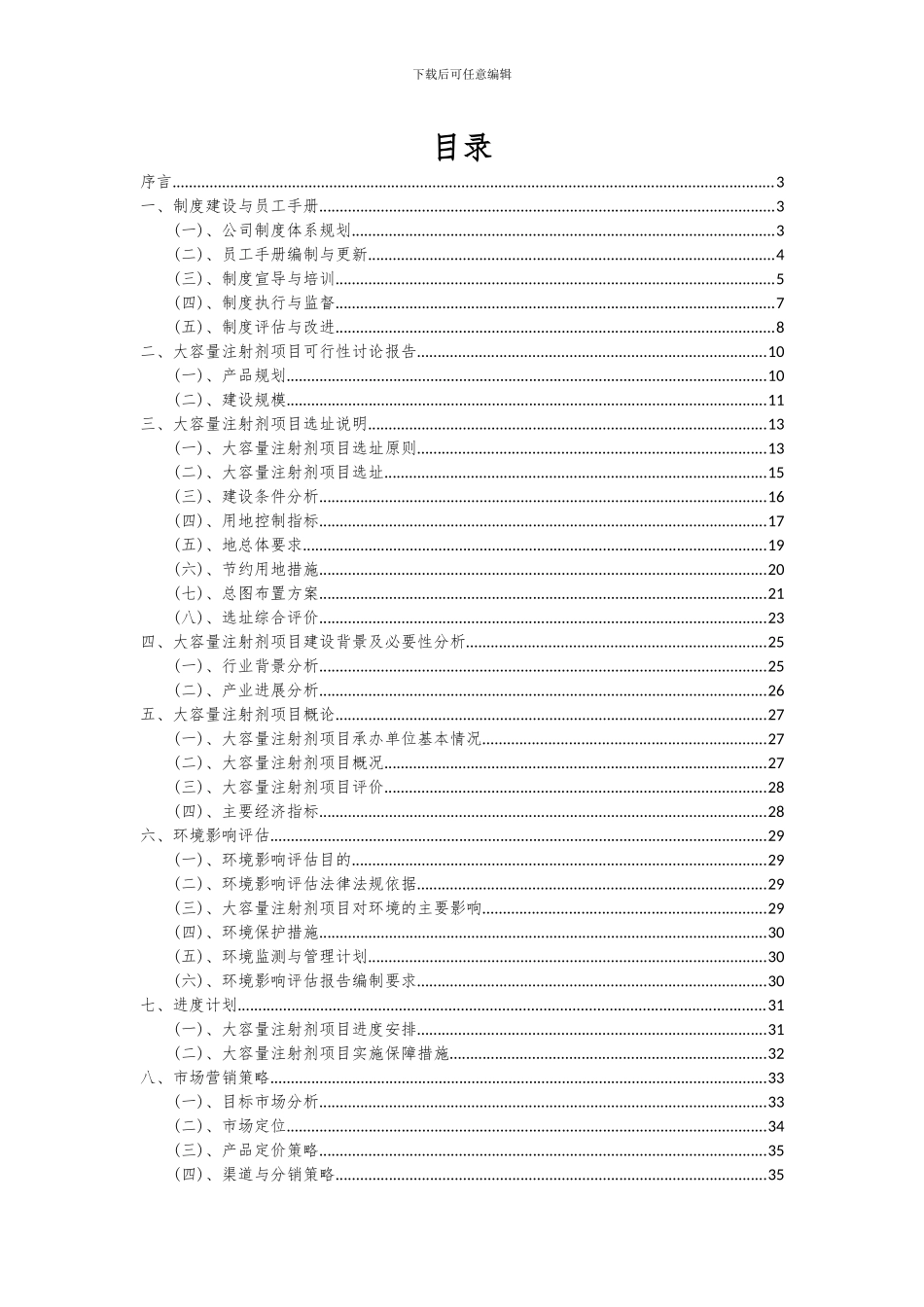 2024年大容量注射剂项目投资分析及可行性报告_第2页