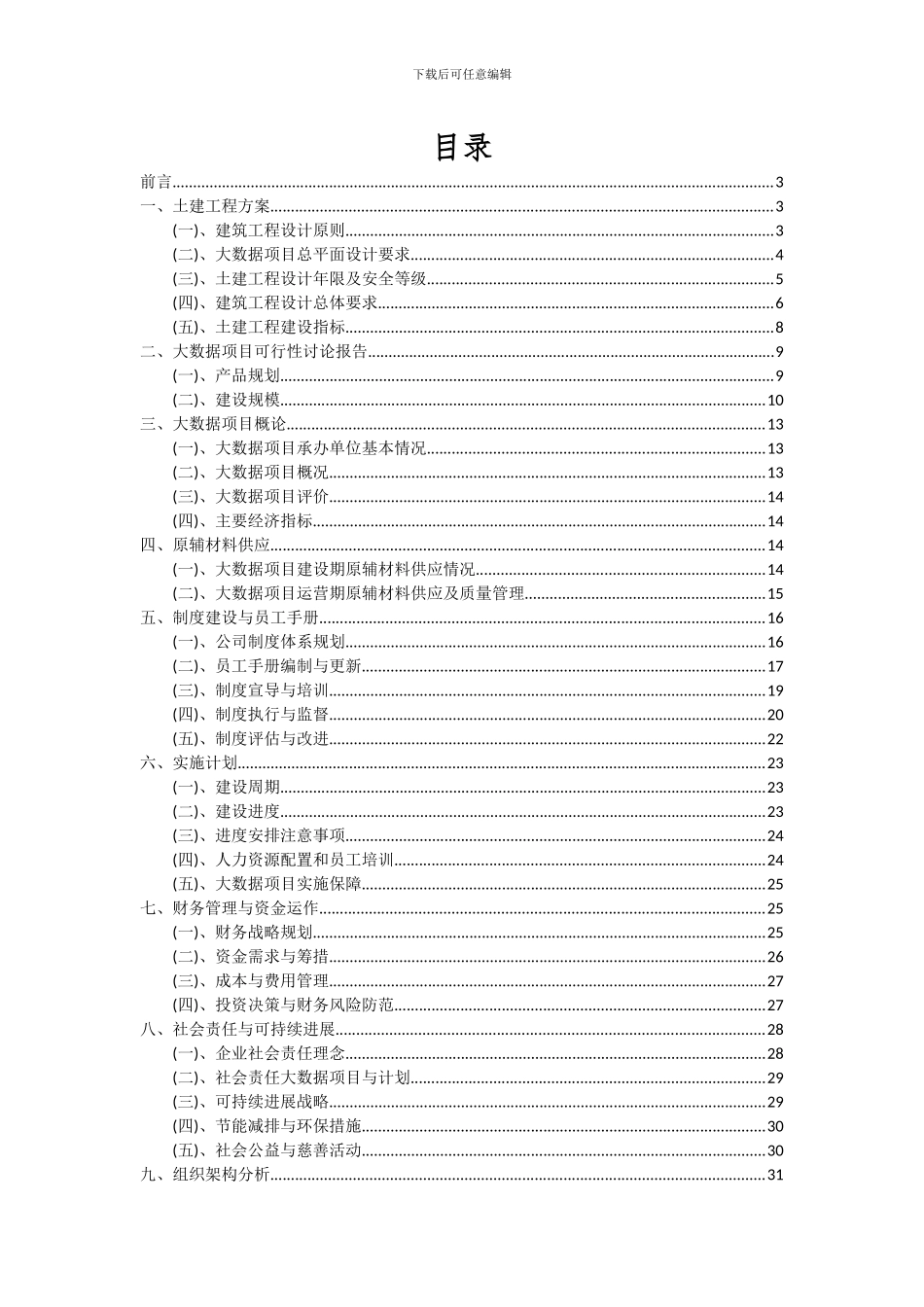 2024年大数据项目投资分析及可行性报告_第2页