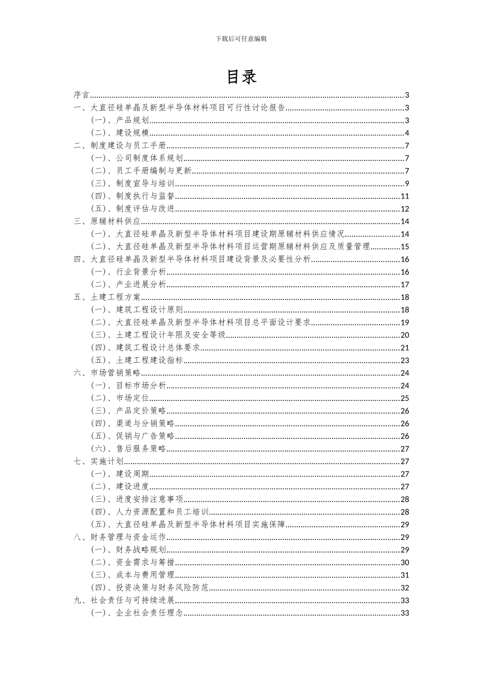 2024年大直径硅单晶及新型半导体材料项目深度研究分析报告_第2页