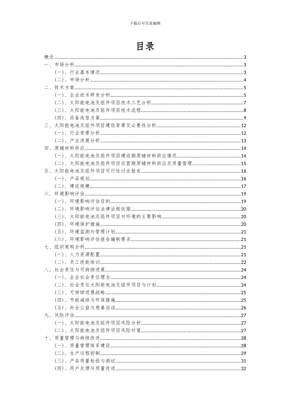 2024年太阳能电池及组件项目深度研究分析报告_第2页