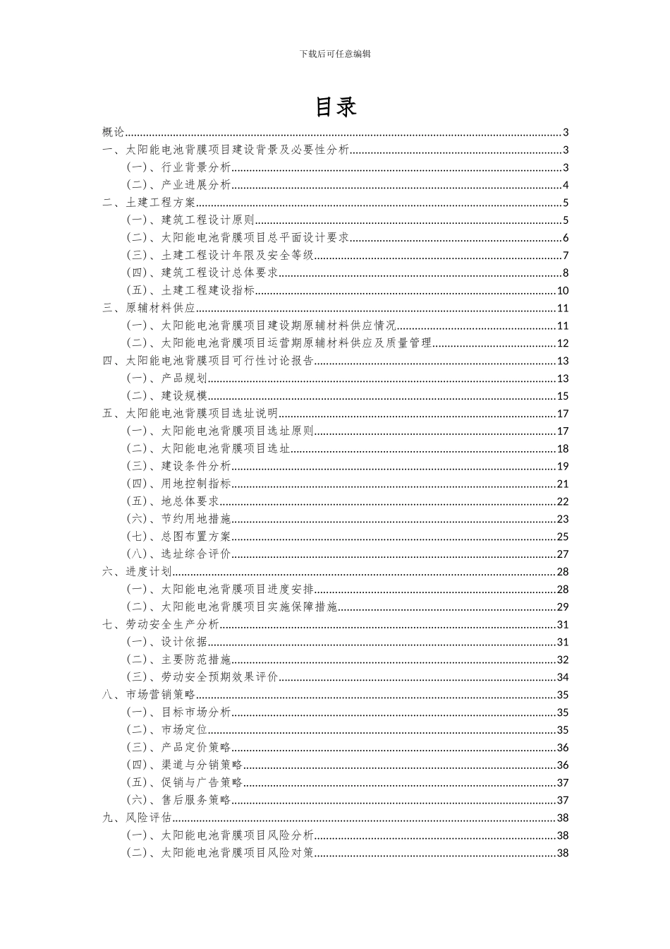 2024年太阳能电池背膜项目深度研究分析报告_第2页