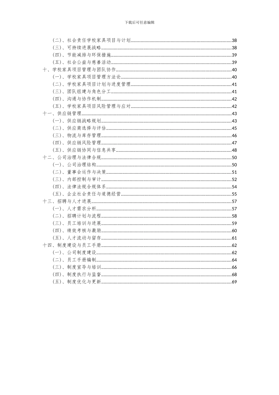 2024年学校家具项目可行性分析报告_第3页