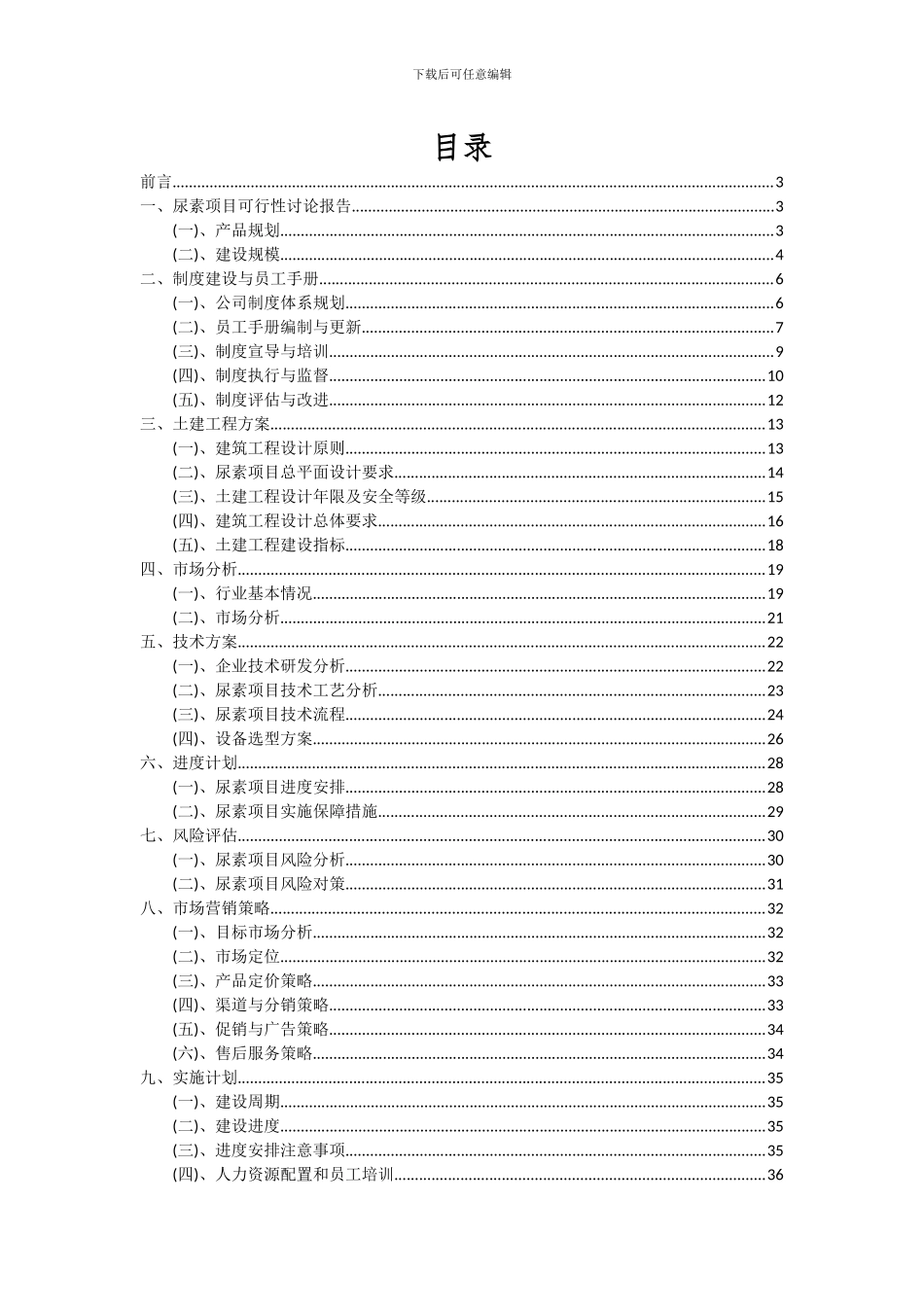 2024年尿素项目可行性研究报告_第2页