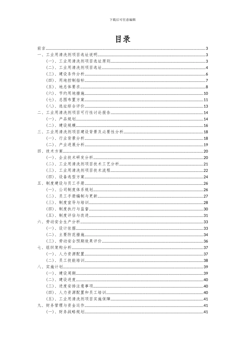 2024年工业用清洗剂项目深度研究分析报告_第2页