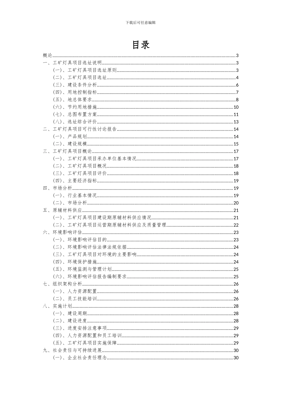2024年工矿灯具项目可行性研究报告_第2页