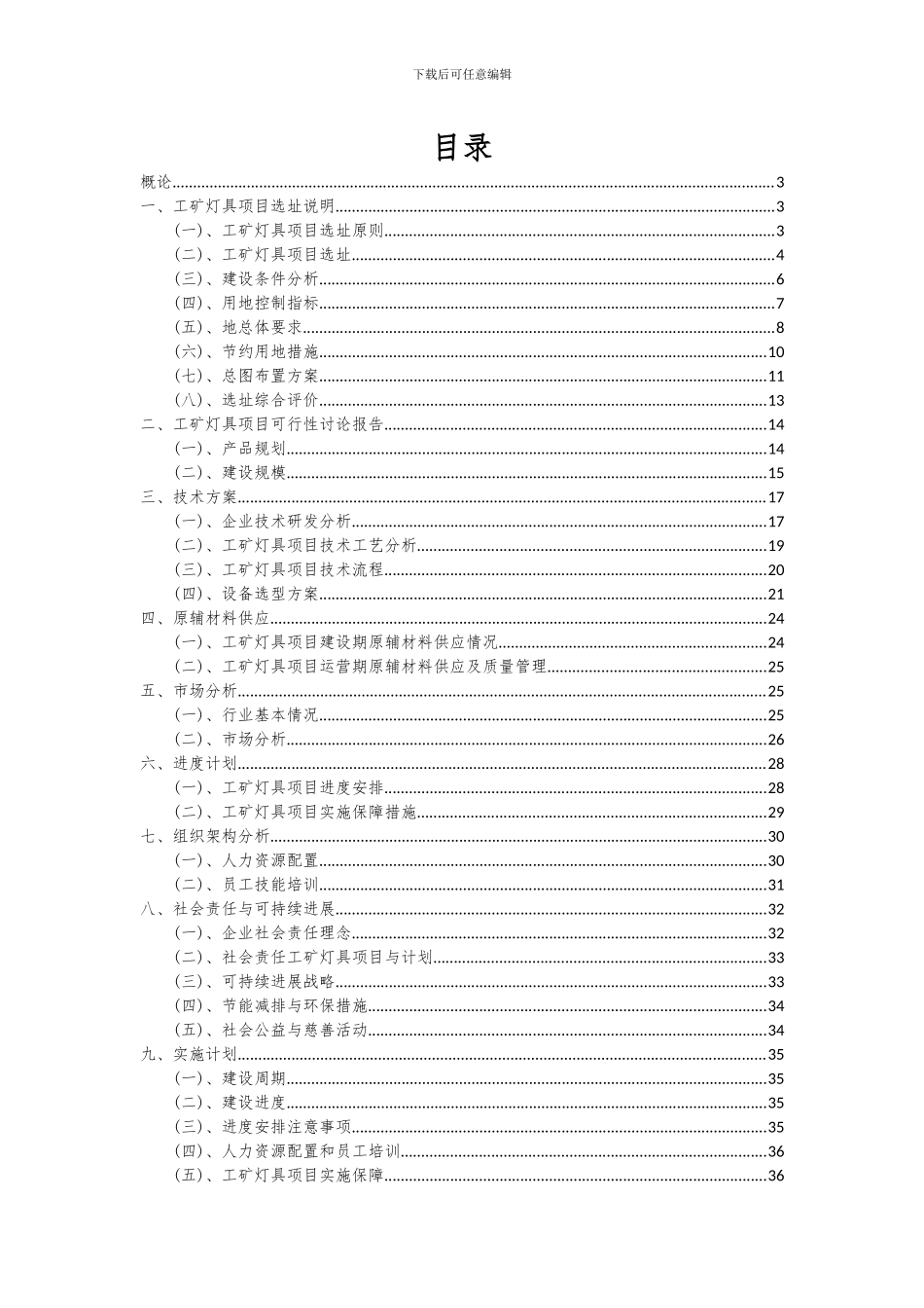 2024年工矿灯具项目深度研究分析报告_第2页