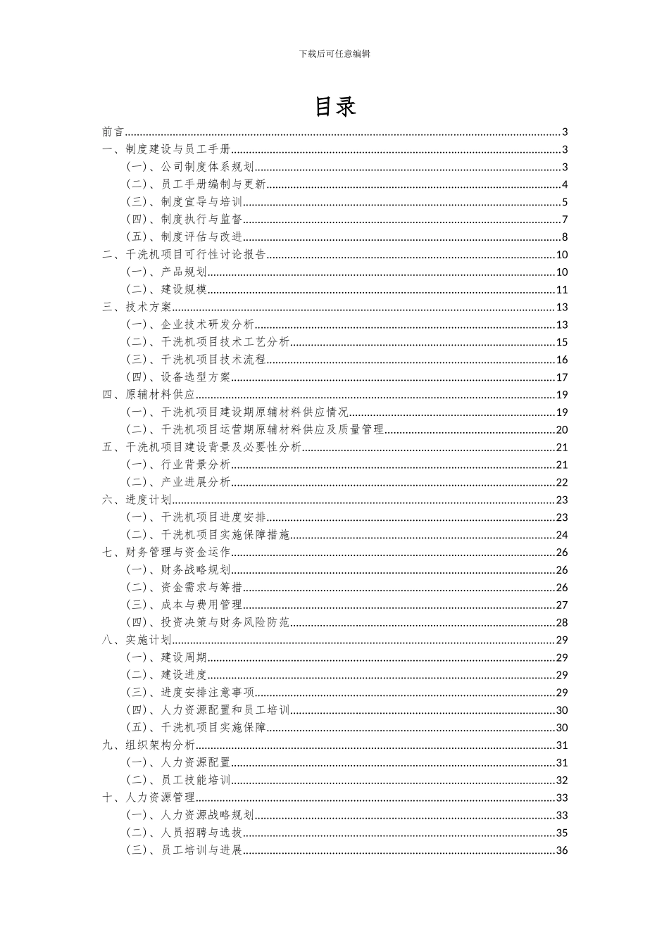 2024年干洗机项目可行性分析报告_第2页