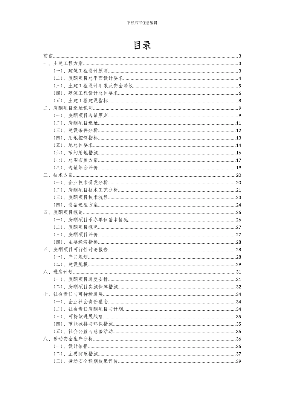 2024年庚酮项目可行性研究报告_第2页
