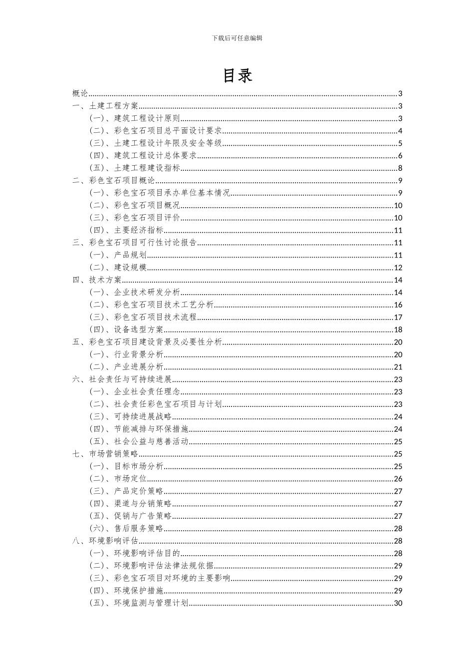2024年彩色宝石项目可行性分析报告_第2页