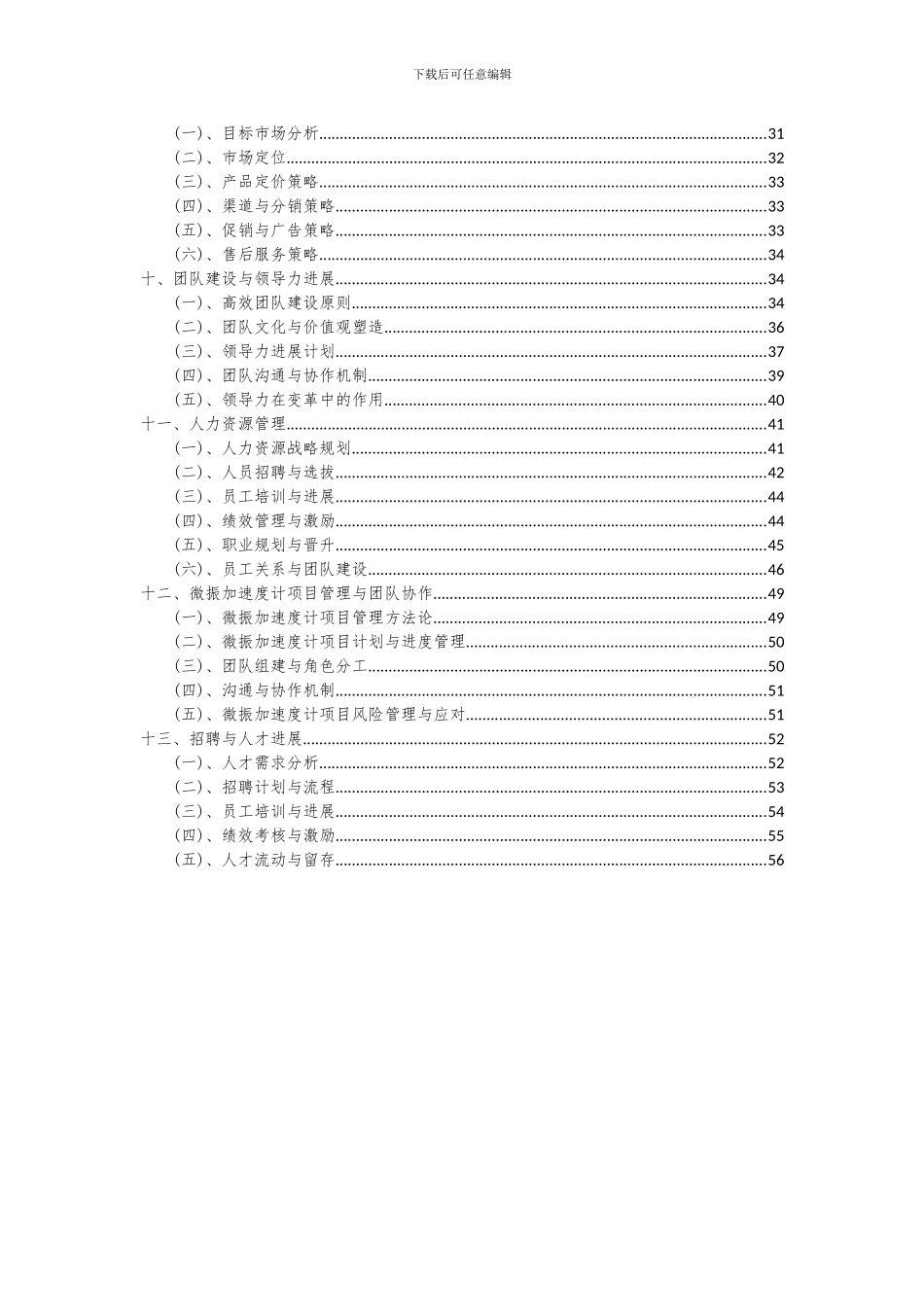2024年微振加速度计项目投资分析及可行性报告_第3页