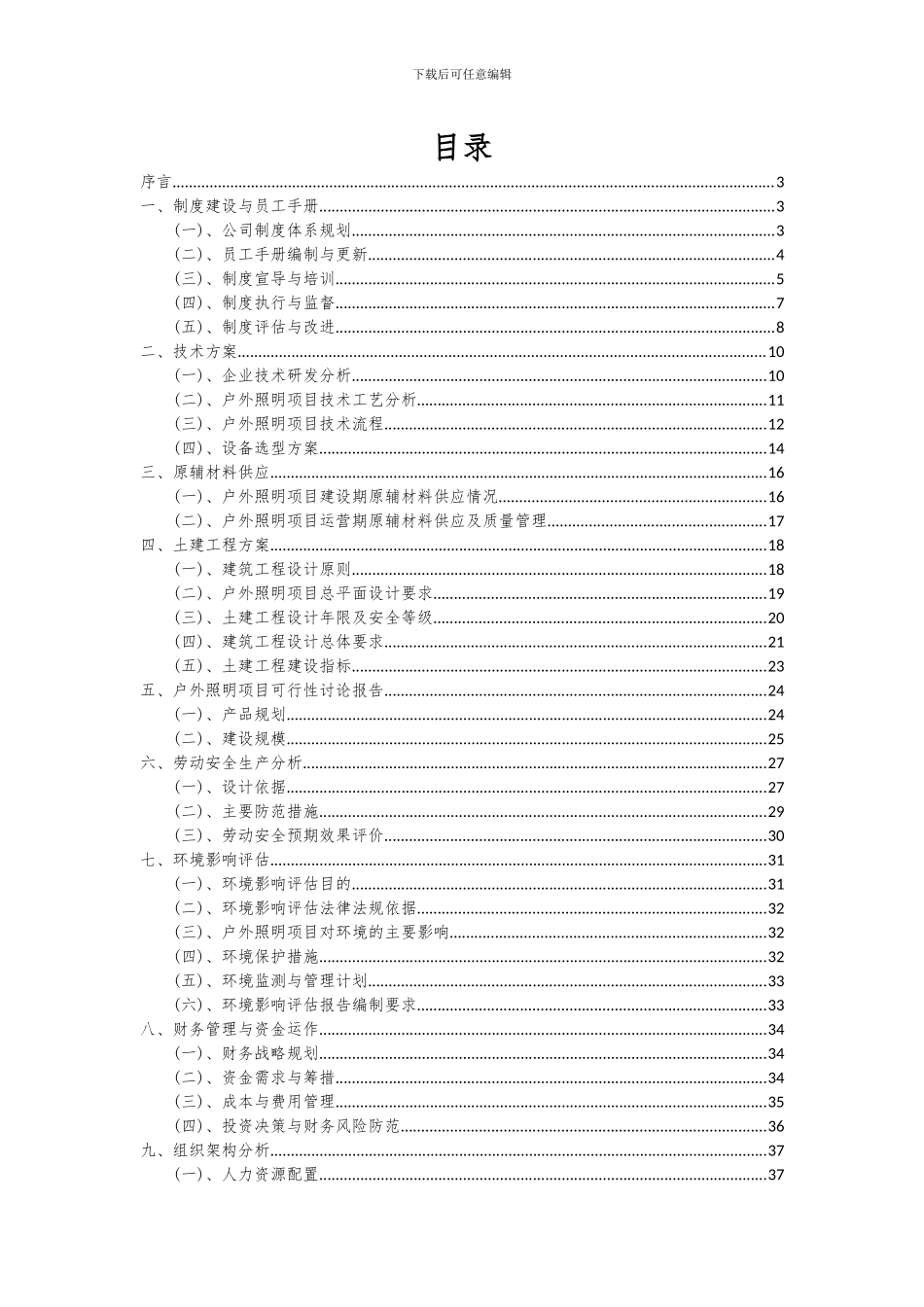 2024年户外照明项目深度研究分析报告_第2页