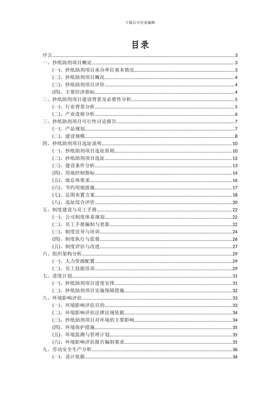 2024年抄纸助剂项目投资分析及可行性报告_第2页