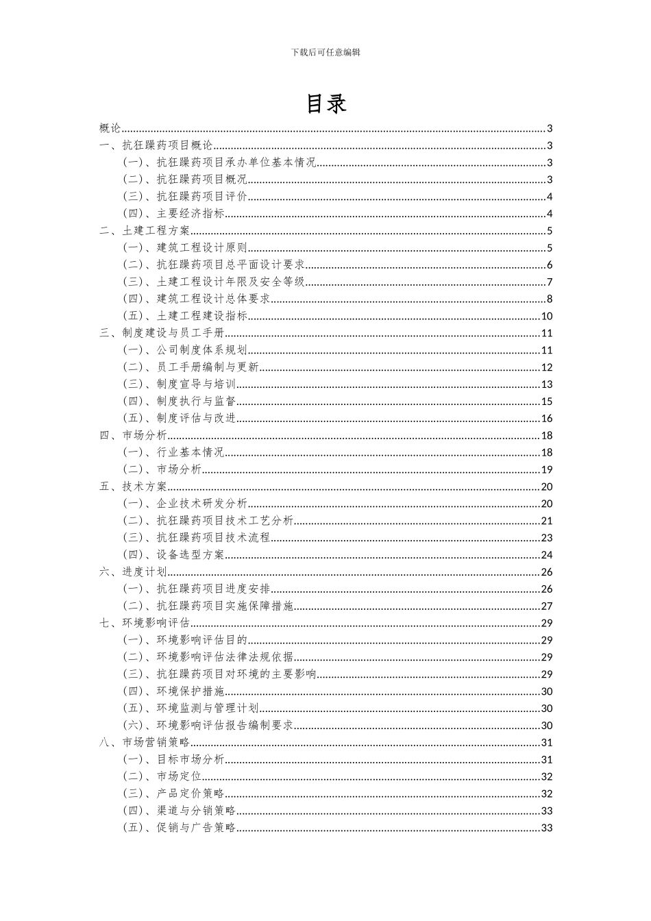 2024年抗狂躁药项目可行性研究报告_第2页