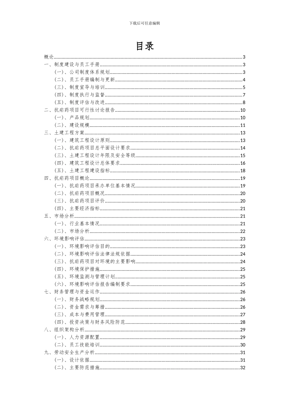 2024年抗疟药项目可行性研究报告_第2页