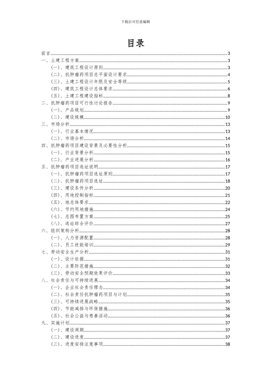 2024年抗肿瘤药项目可行性研究报告_第2页