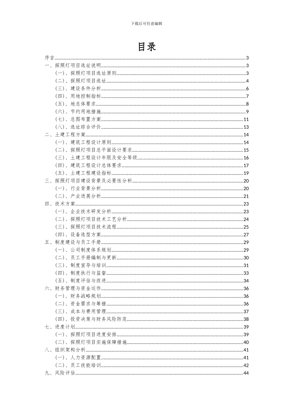 2024年探照灯项目深度研究分析报告_第2页