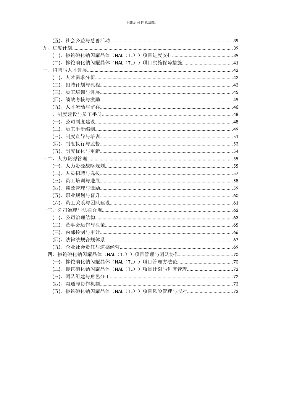 2024年掺铊碘化钠闪烁晶体(NAL(TL))项目深度研究分析报告_第3页