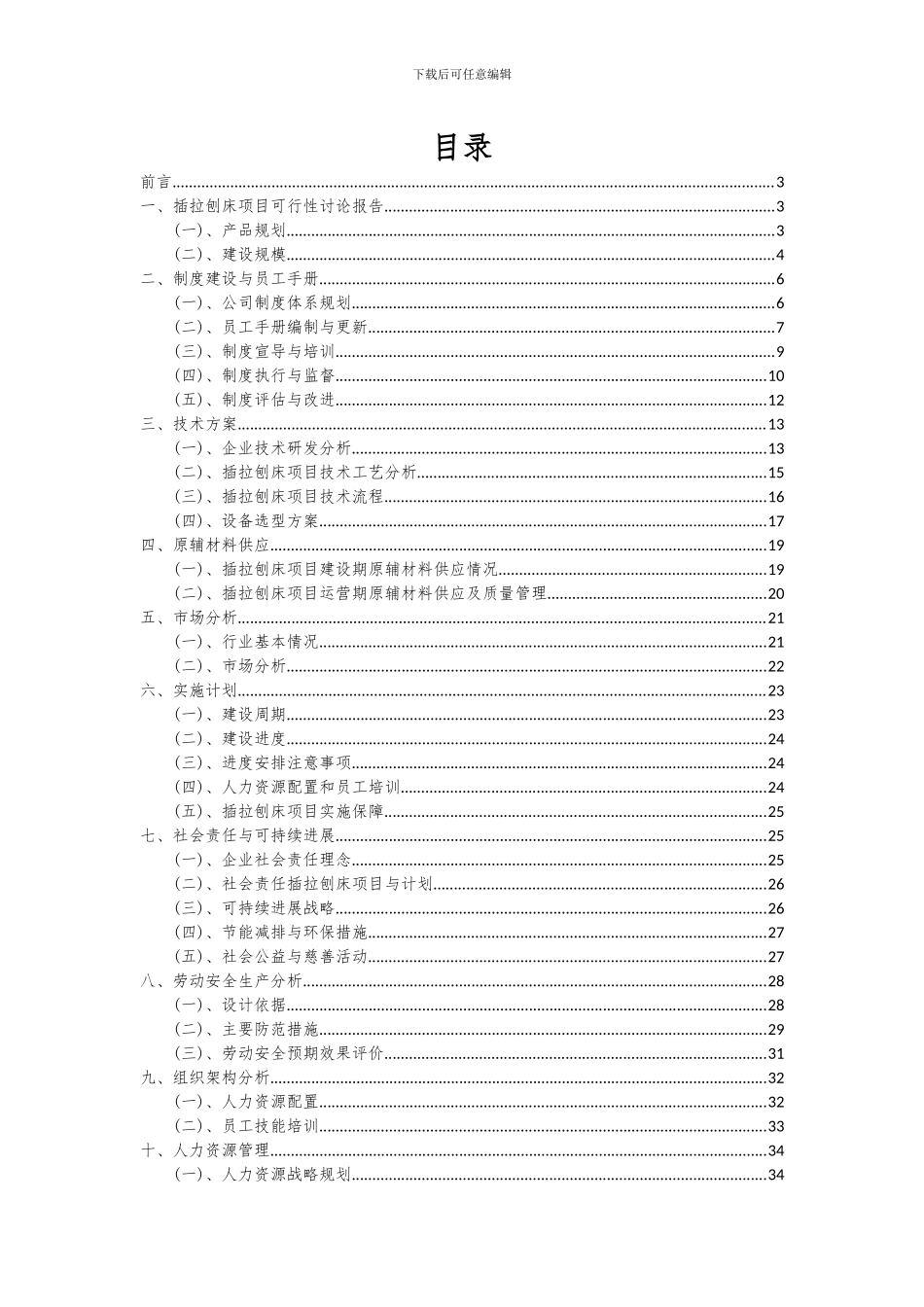 2024年插拉刨床项目可行性研究报告_第2页