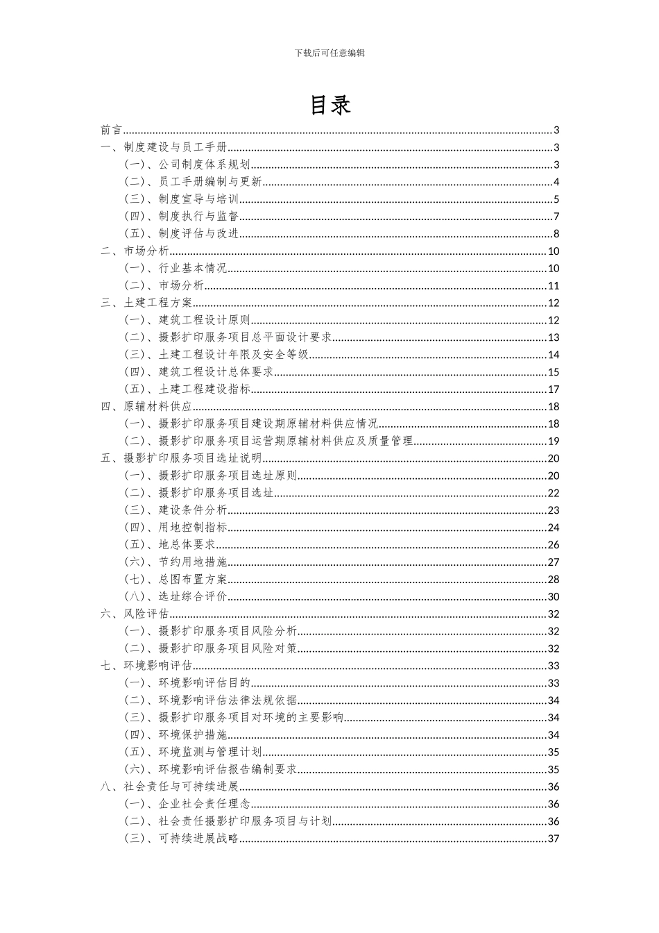 2024年摄影扩印服务项目可行性分析报告_第2页
