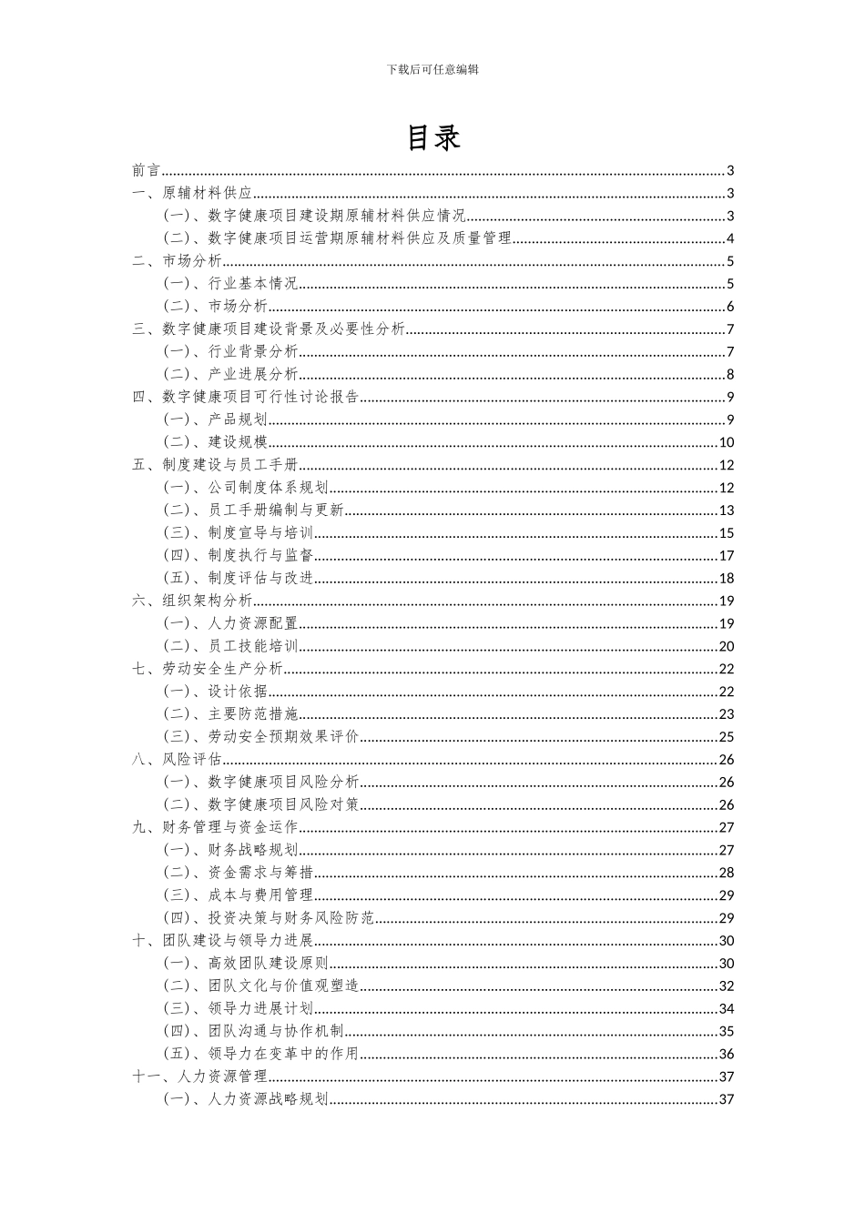 2024年数字健康项目深度研究分析报告_第2页