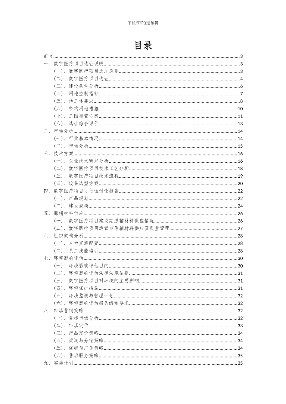 2024年数字医疗项目深度研究分析报告_第2页