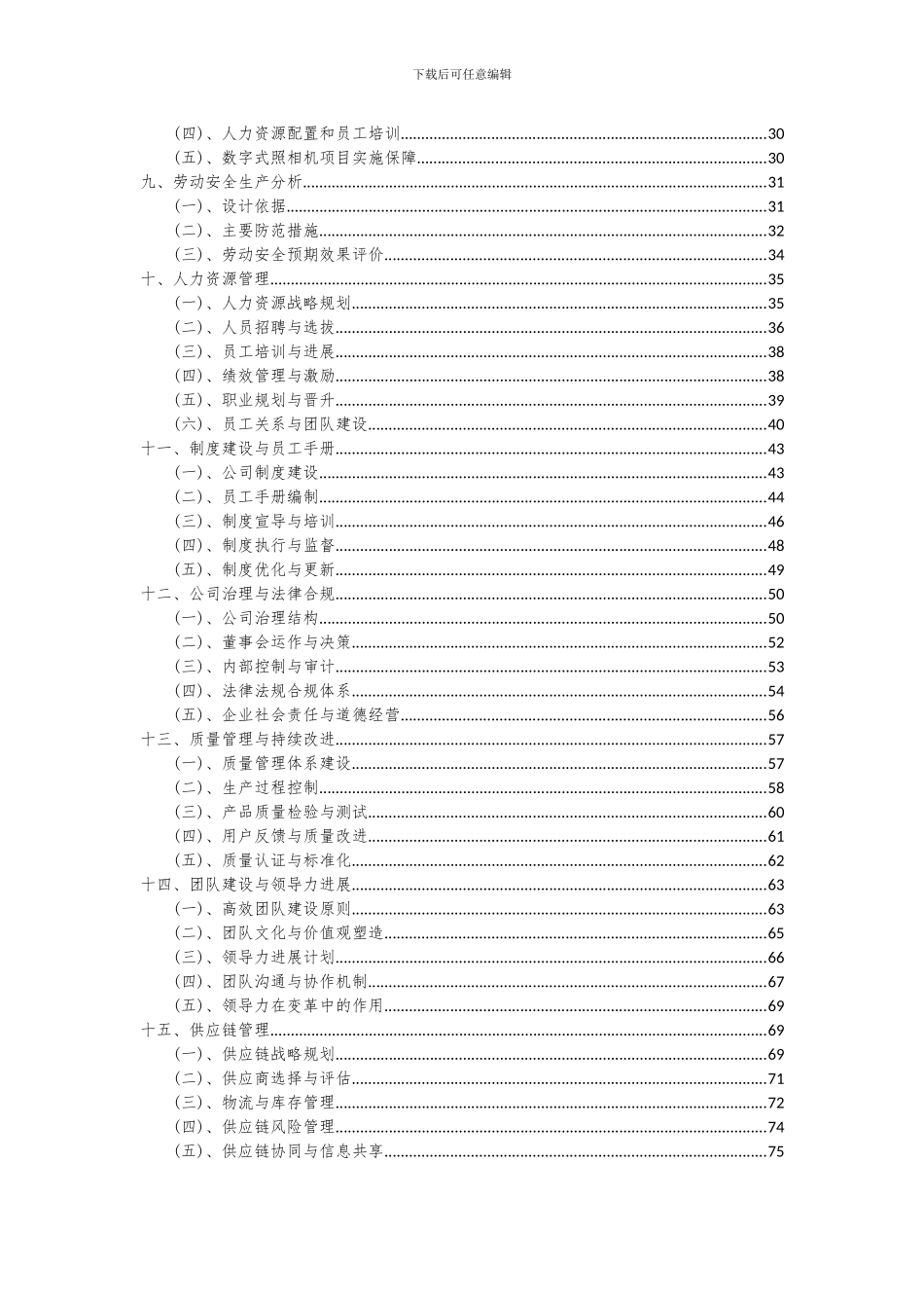 2024年数字式照相机项目可行性研究报告_第3页