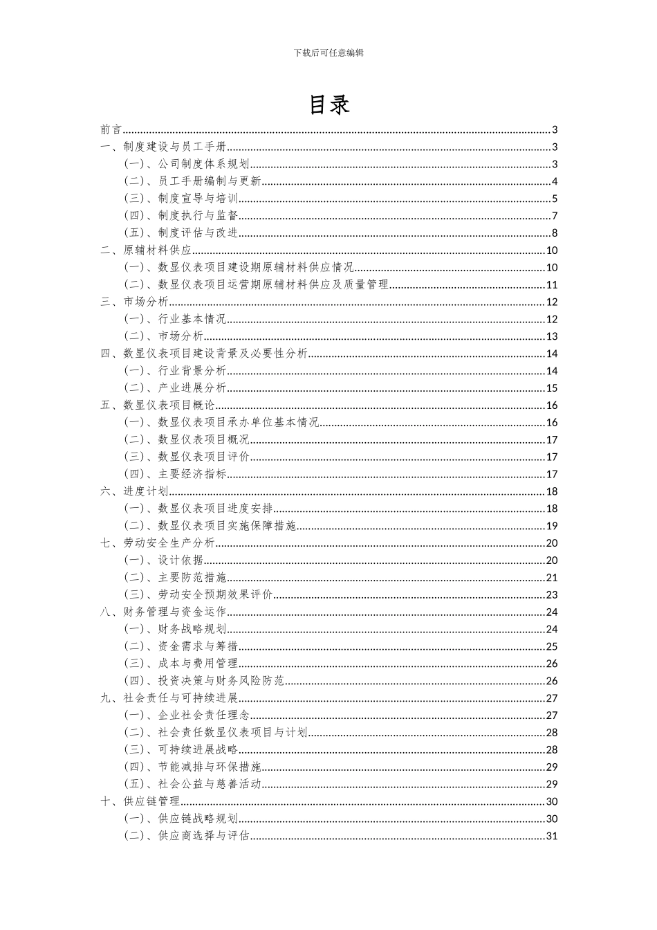 2024年数显仪表项目深度研究分析报告_第2页