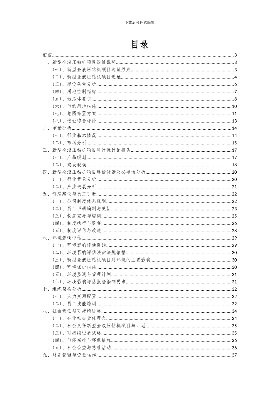 2024年新型全液压钻机项目深度研究分析报告_第2页