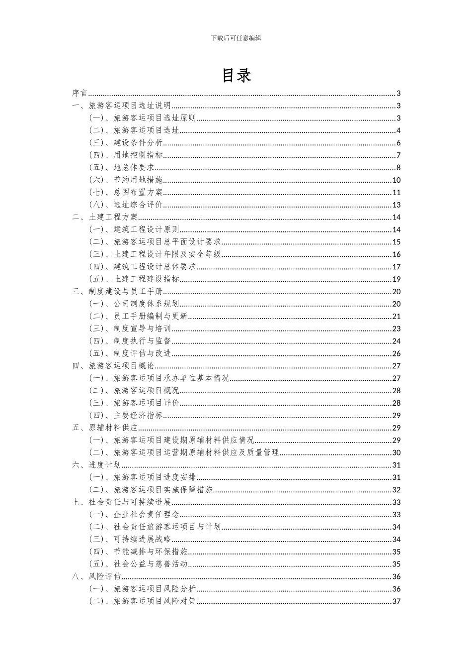 2024年旅游客运项目可行性研究报告_第2页
