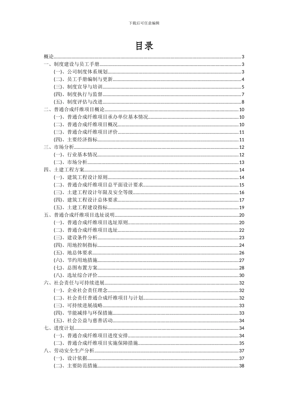 2024年普通合成纤维项目可行性研究报告_第2页