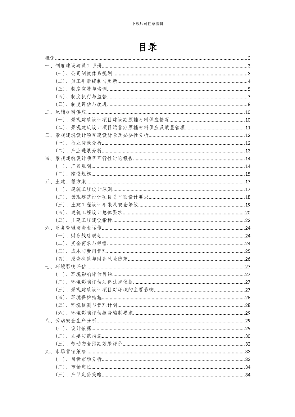2024年景观建筑设计项目可行性分析报告_第2页