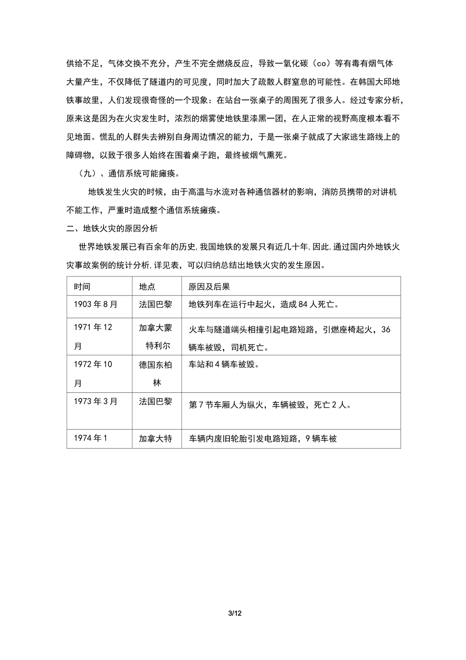 城市轨道火灾事故应急处理_第3页