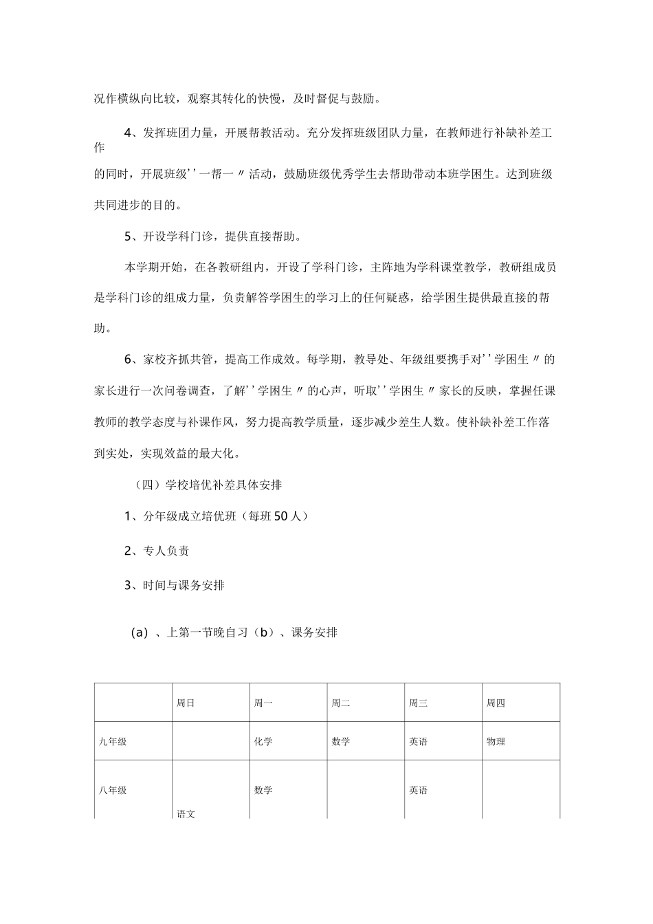 初中培优转差实施方案_第3页