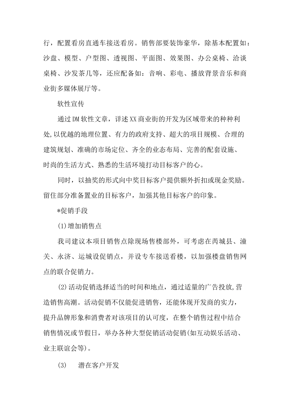 商业街项目营销策划方案_第2页