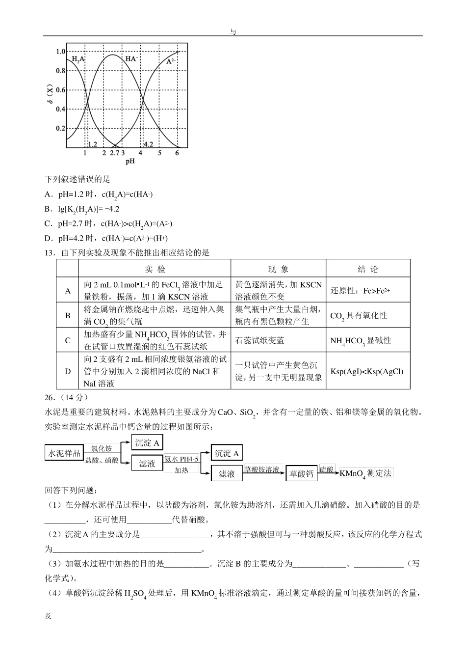 2017年全国高考理综化学试题和答案-全国卷2_第2页