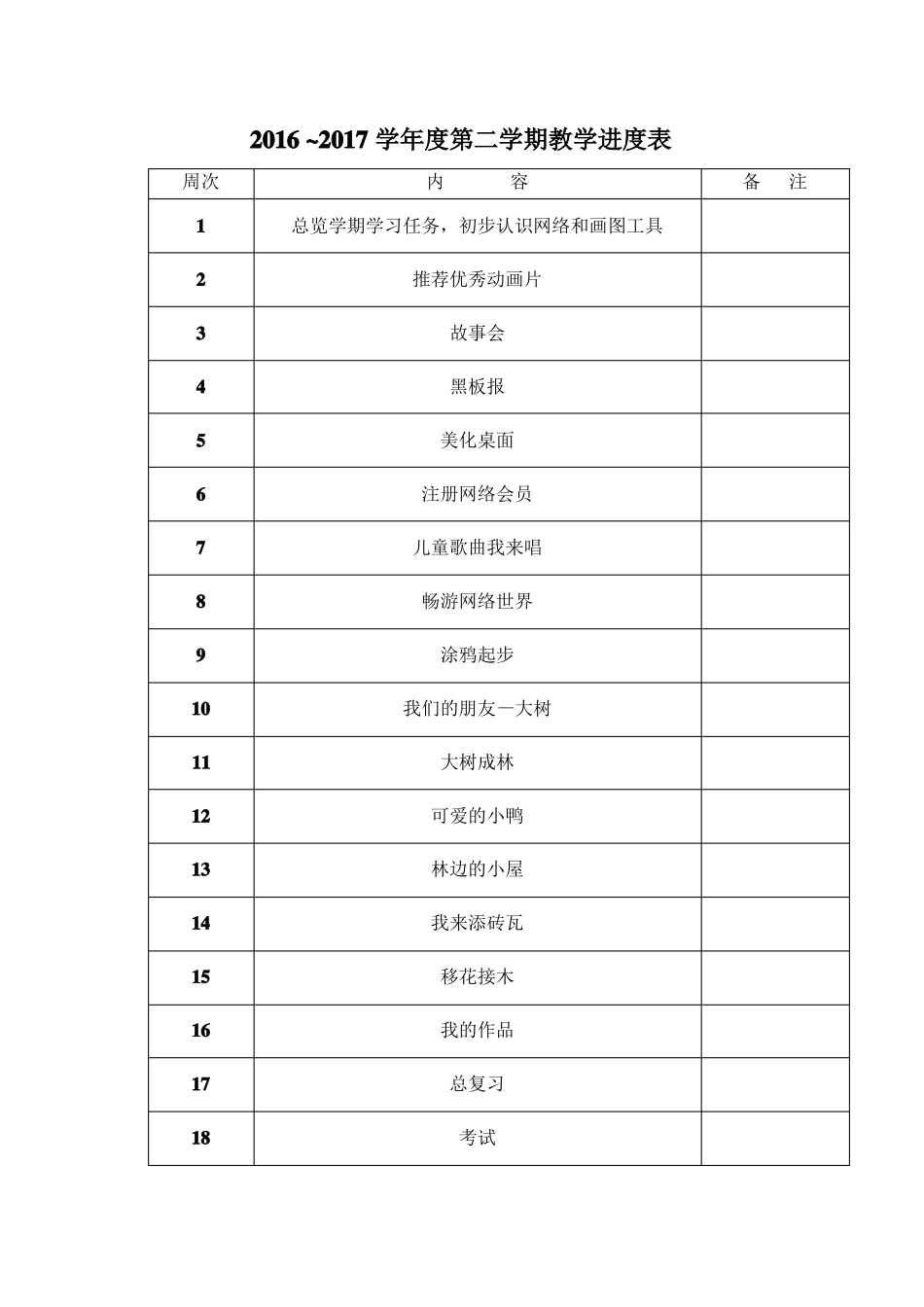 2017年西安交通大学出版社小学三年级下册信息技术教案前8课_第2页
